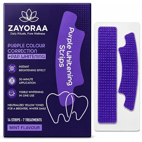 BrightAura™ Purple Teeth Whitening Strips (Pack of 7)