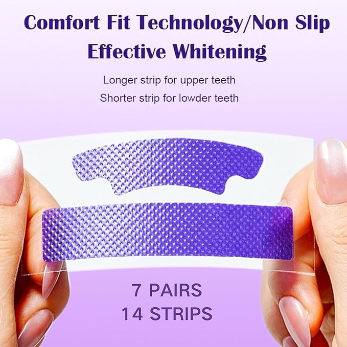 BrightAura™ Purple Teeth Whitening Strips (Pack of 7)